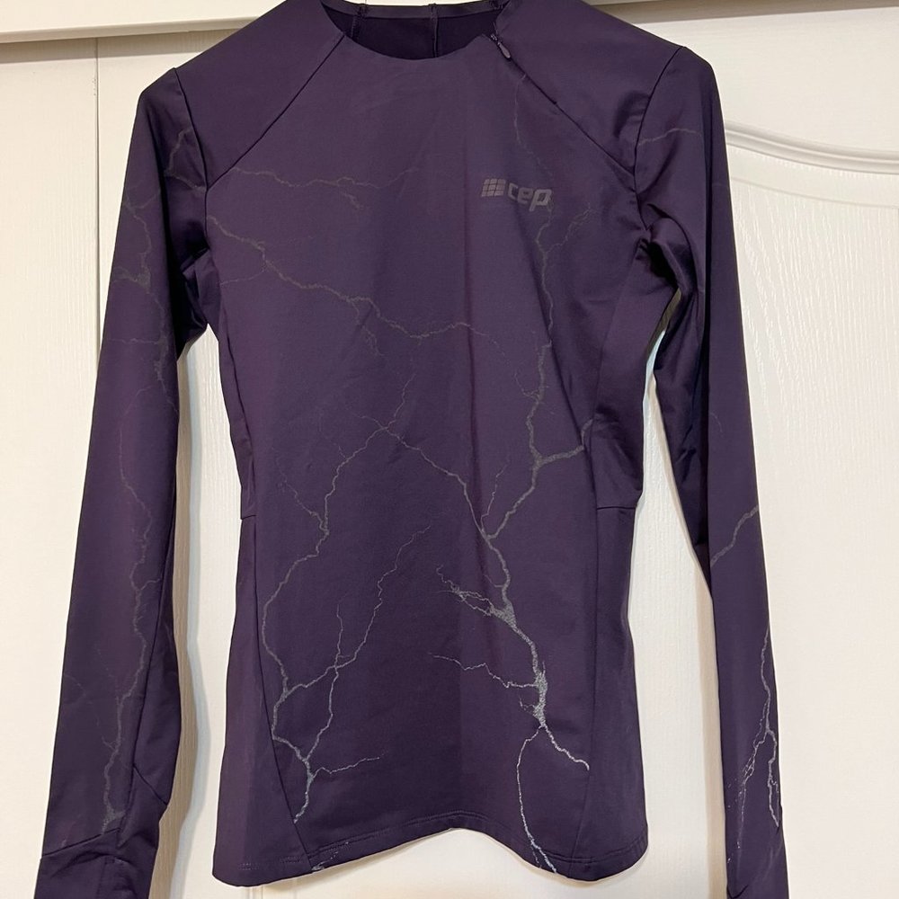 NWT - CEP Reflective Long Sleeve Running Shirt - Purple - Women's Size Small